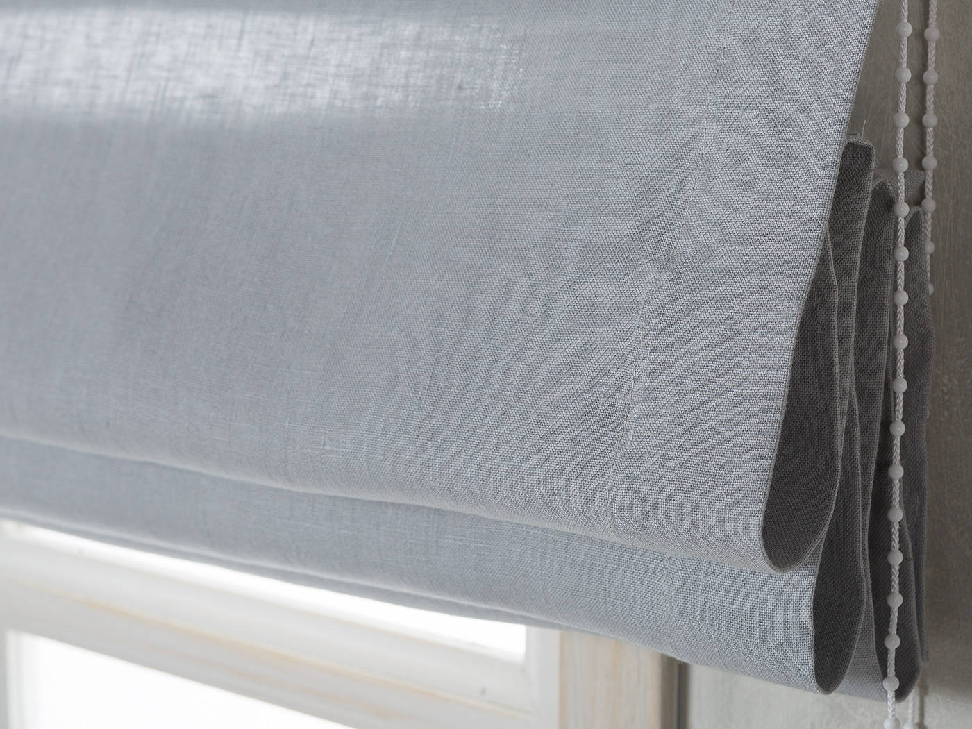 Linen Roman Blindroman Blind linen Roman Shadeflat Roman Etsy