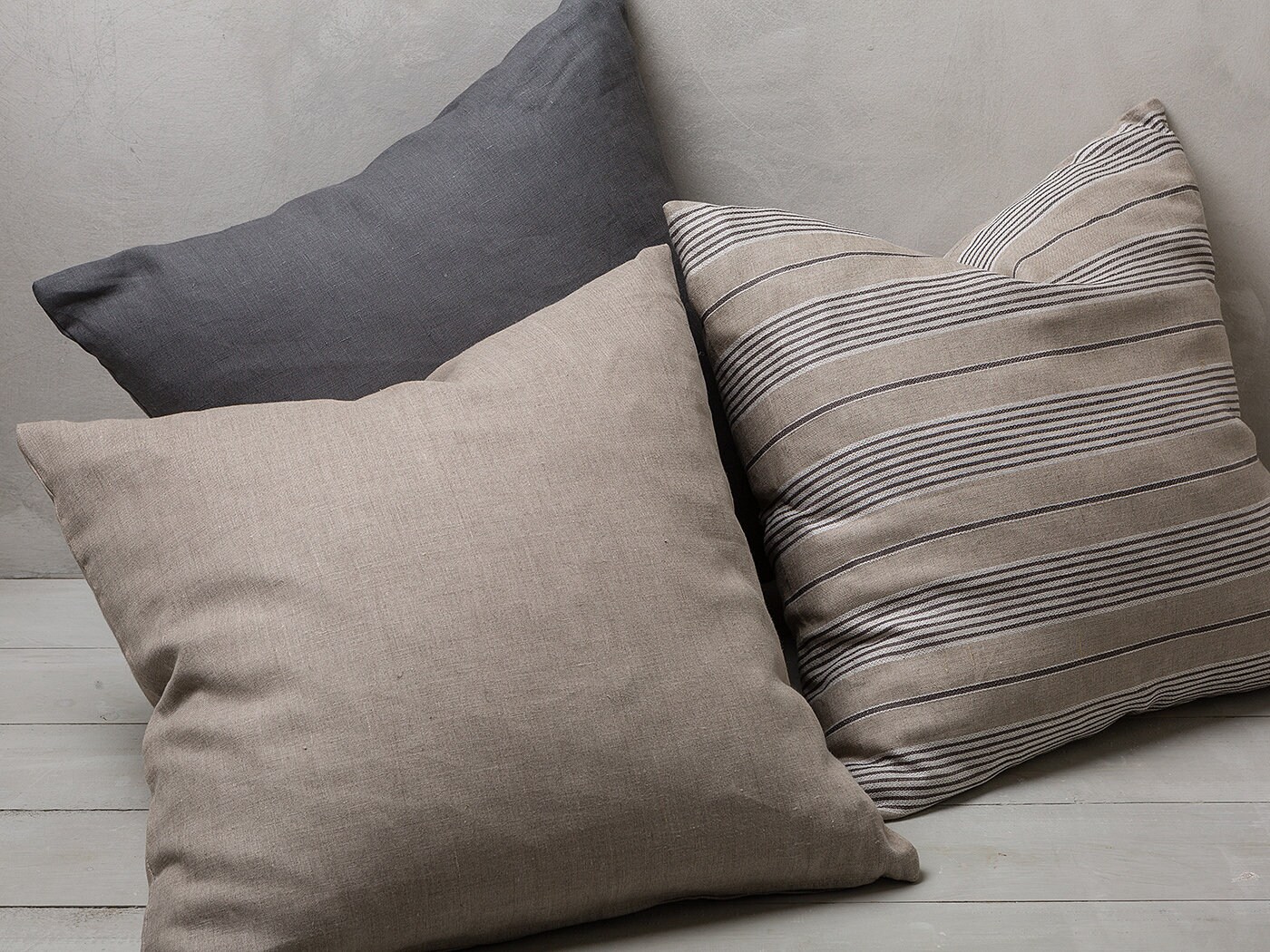 Linen pillowcaseWashed Linen pilow cover Decorative pillowThrow