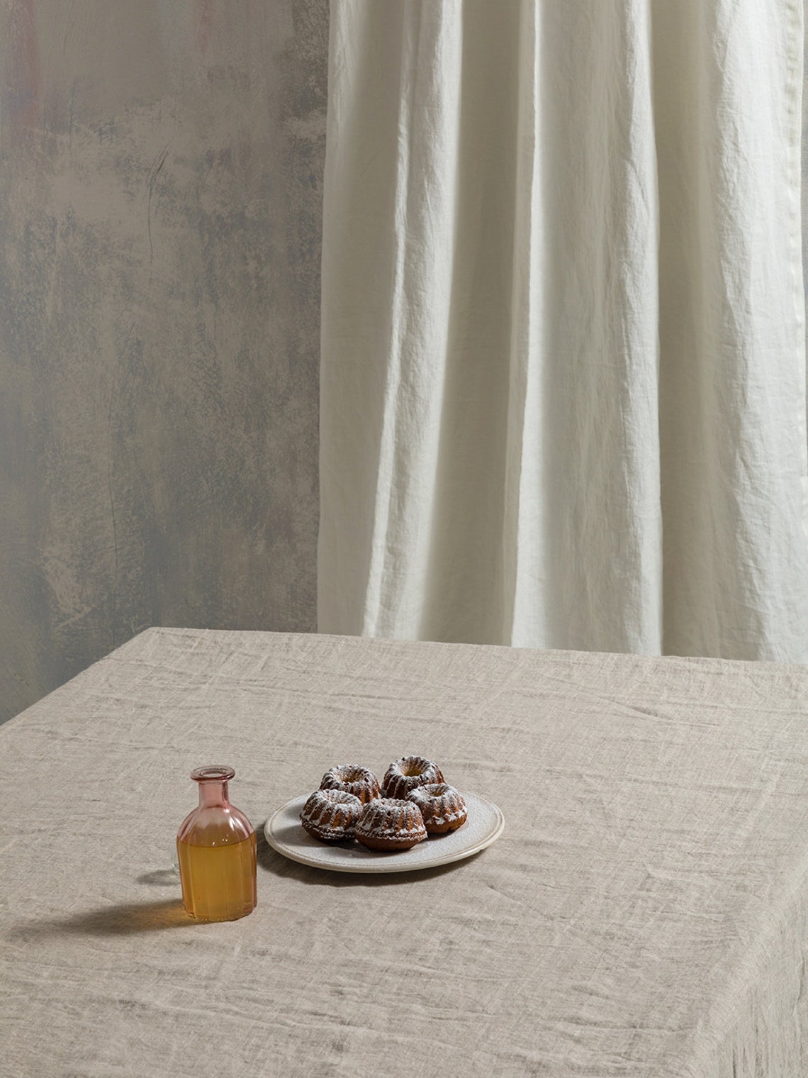 Linen Tableclothextra Large Linen Tablecloth in Natural Etsy