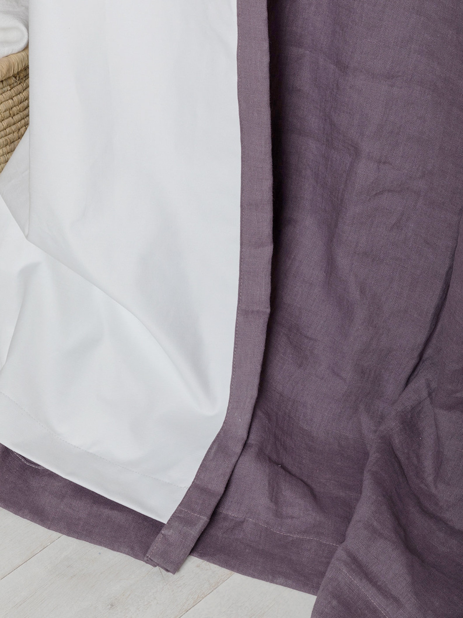 Linen Curtain Panellinen Curtains-linen Drape in Purple Grey - Etsy