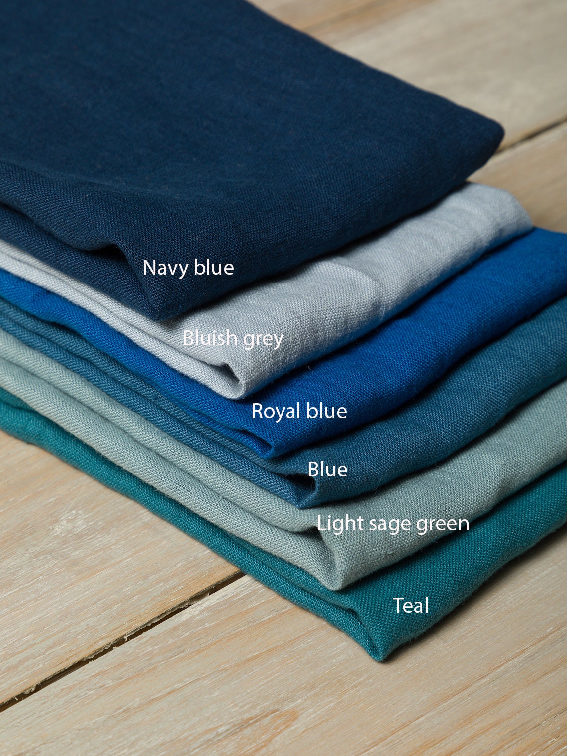 Linen Napkins- Set of 4-6-8 Washed natural linen napkins 16.5''x16