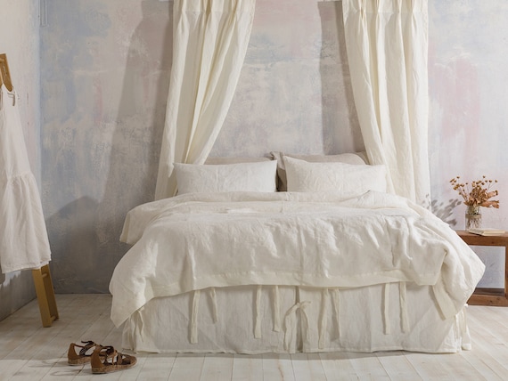 Linen Duvet Cover- Washed Linen Duvet Cover-Linen bedding-Linen duvet cover-Available in any size.