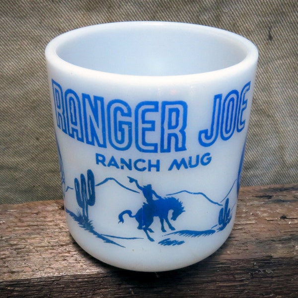 Ranger Joe Mug by Anchor Hocking, 1950s