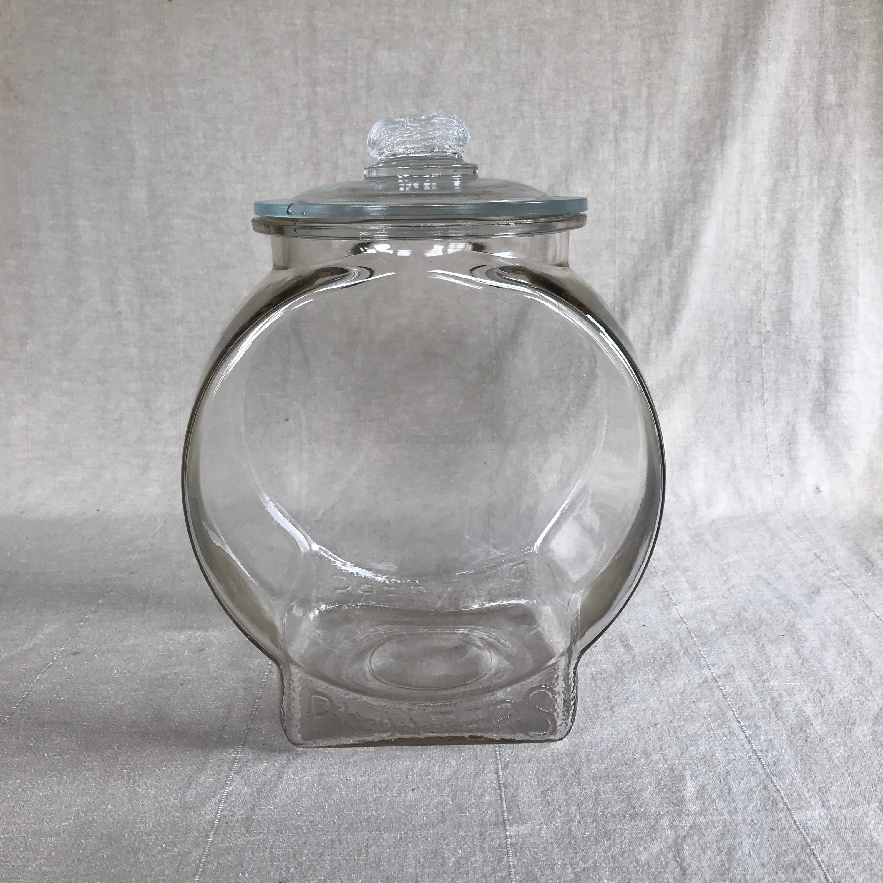 Planters Glass Jar Lid // Vintage Glass General Store Display Etsy