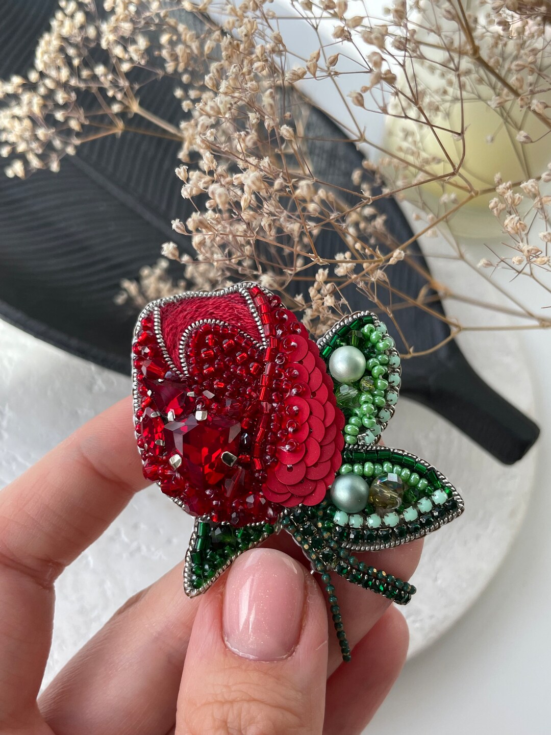 Broche de perles pour femme, cadeau de broche de mariage