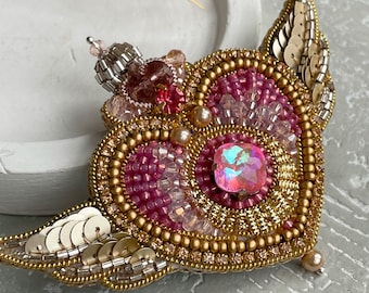 【Sinoon】25SS/人気バレッタ/送料税込 ★Beaded Heart Brooch★ Sailor Moon Heart Brooch. Pretty Guardian Beaded Pin - Etsy