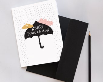 Don't Let Storm Get You Down - Greetings Card