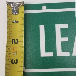 Leachie Ave. Sign