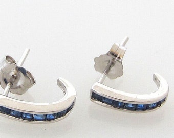 14K 美しいホワイト ゴールド バタフライ イヤリング プリンセス