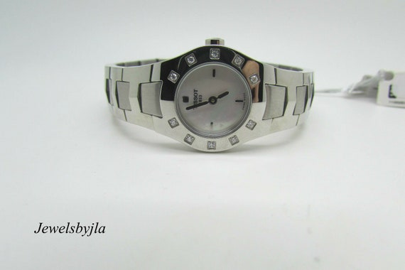 Tissot Women s T64168581 T trend Diamond Accented Watch Brand New in Box Etsy Canada
