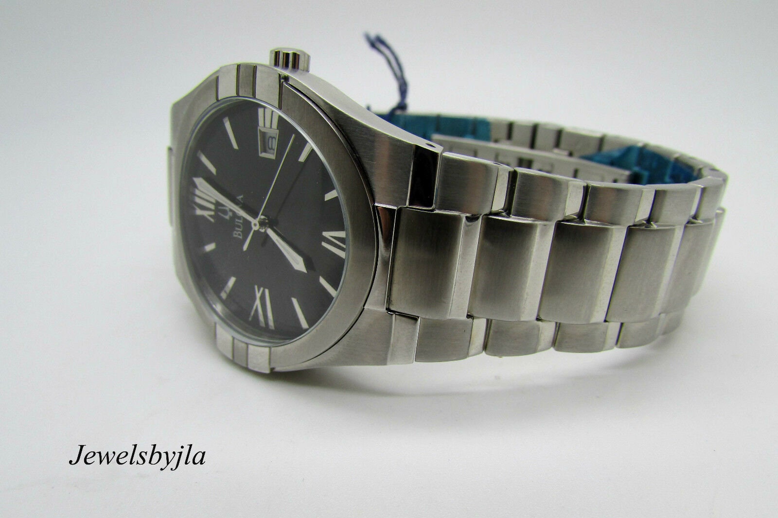 Bulova Men s Bracelet Stainless Steel Watch 96G17 Brand New Etsy UK