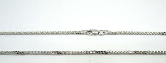 White gold hotsell foxtail chain