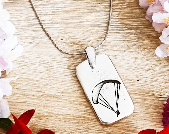 "Paraglider" necklace or pendant - model of your choice with or without 45cm stainless steel chain