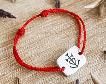 Bracelet - Camargue Cross - rectangle - size and color of your choice