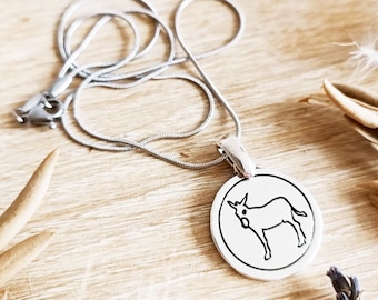 Catalan donkey bracelet - ø20mm medal with or without chain