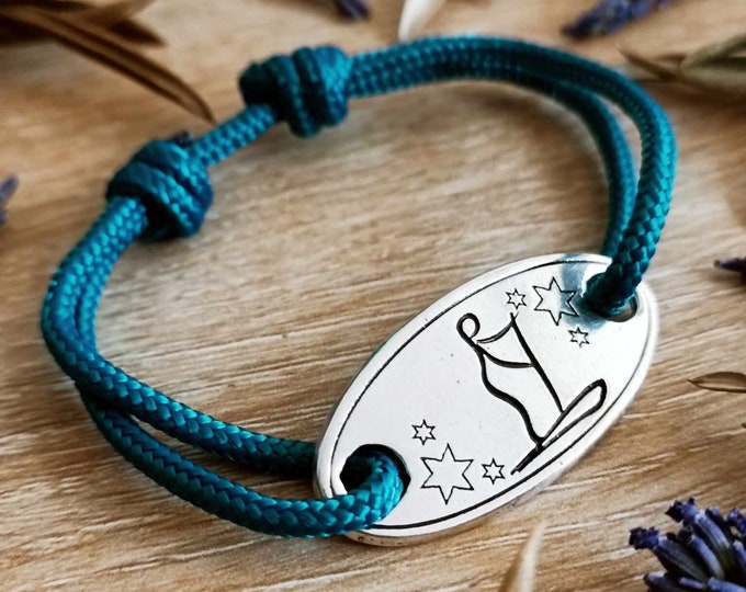 SURF bracelet with ø3mm Paracord cord - size and color of your choice