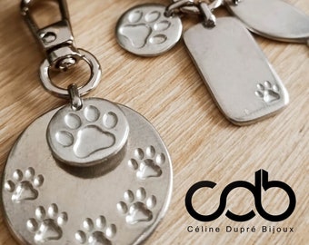 Raw tin cat tags