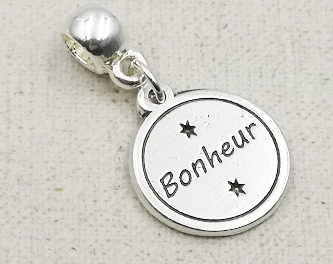 Charm's "Happiness" - 925 Silver finish - ø16mm