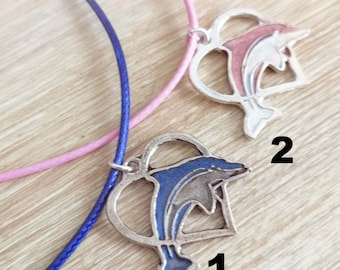 Necklace with pendant "Dauphin" - model of your choice