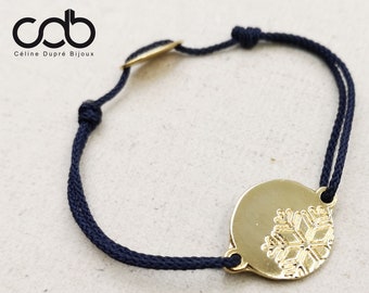 Bracelet "Snowflake" - ø18mm color of your choice