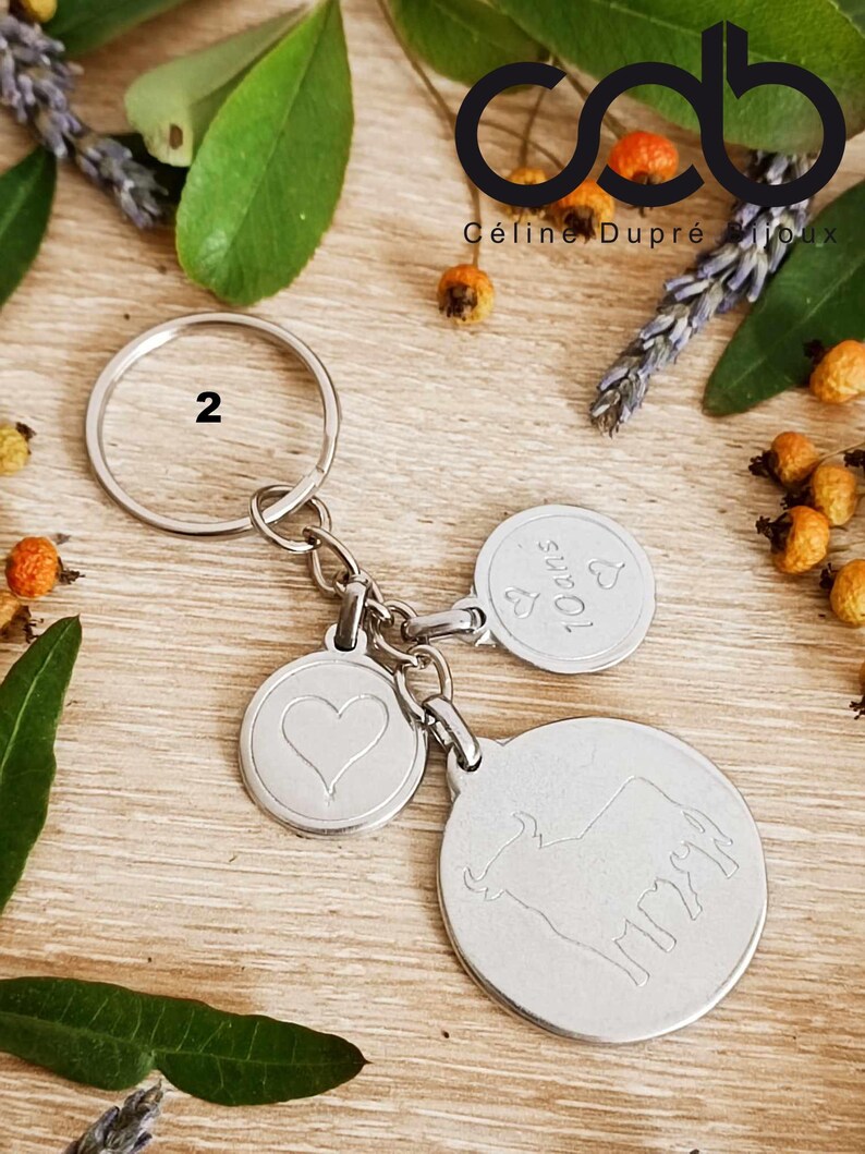 Tinplate Key Ring Spanish Bull Model of Your Choice Etsy