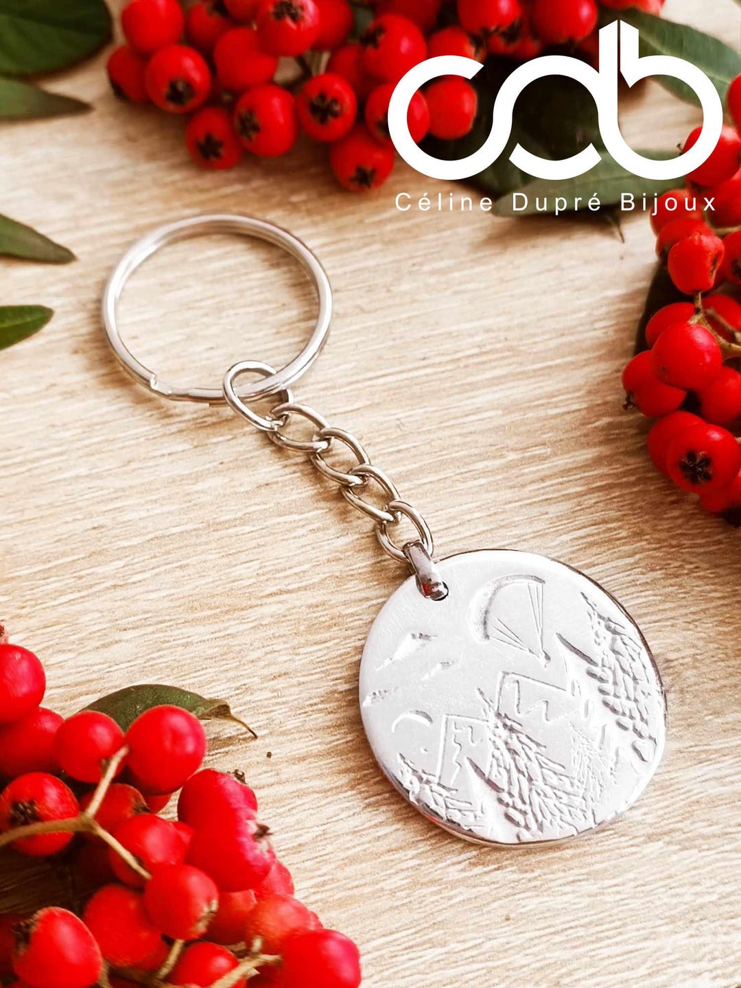 Tinplate Key Ring - Paraglider + Forest - Model of Your Choice - Etsy