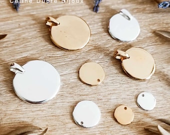 Medal with engraving - SILVER finish - size of your choice