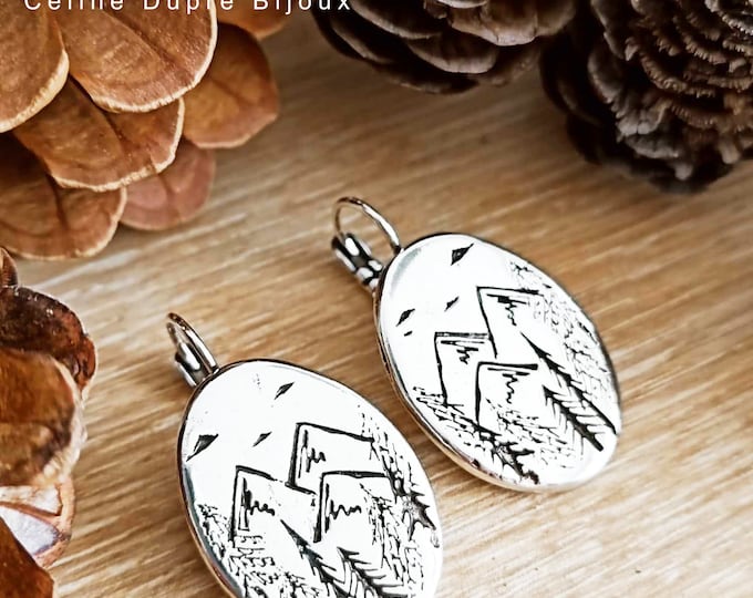 Mountain earrings - size / model of your choice
