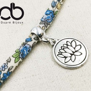 Charm&#39;s &quot;Lotus&quot; ø20mm&quot; tinplate silver finish 925 (without cord)