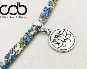 Charm's "Lotus" ø20mm" tin silver finish 925 (without cord)
