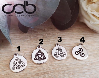 Charm's Breton Triskell or Celtic Triangle for ø16mm Bracelet