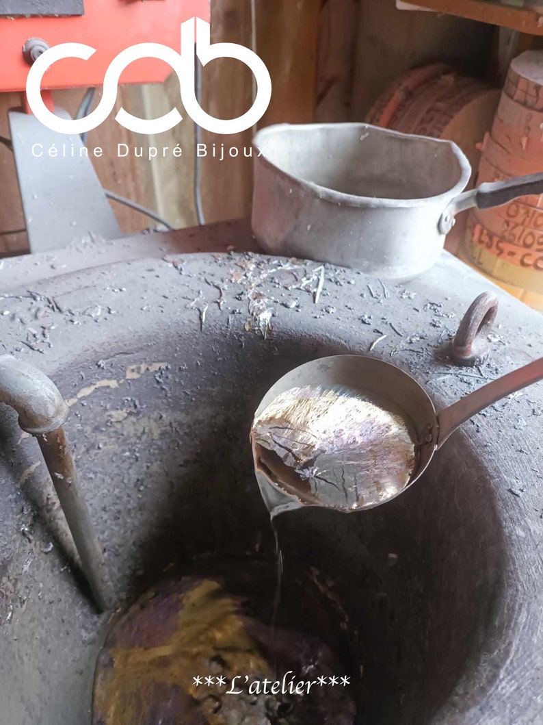 Bracelet for Your Tin Wedding Anniversary 5 Raw Tin Beads Model With