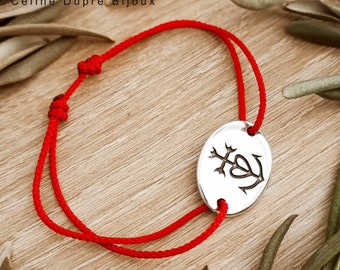 Camargue Cross bracelet - oval 17x24mm