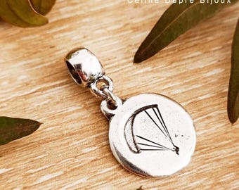 ランニングネックレス - 925シルバー仕上げピューター - 20x40mm長方形