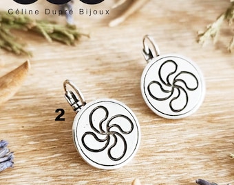 Lauburu / Basque cross earrings - different models and finishes to choose from