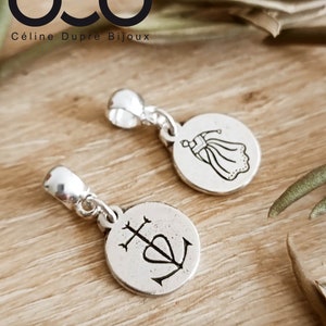 Charm's for bracelet Camargue Cross, Bull, Horse, trident, Arlesian, flamingo of your choice ø16mm sold alone without cord image 2