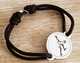 Tambourine Player Bracelet with Paracord cord ø3mm - ø25mm - size and color of your choice