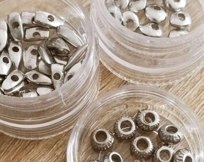 raw tin beads - model of your choice