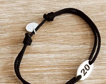 Bracelet 20 (Porcelain Wedding) - tin plate with silver finish - Oval 9x15mm