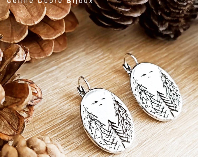 Forest earrings - Size of your choice