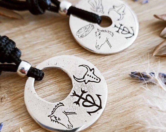 Camargue necklace - with Paracord cord - Choice of cord model and color