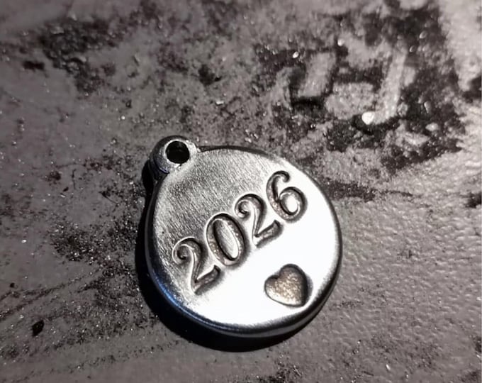 Round medal in raw tinplate 2026 - ø18mm