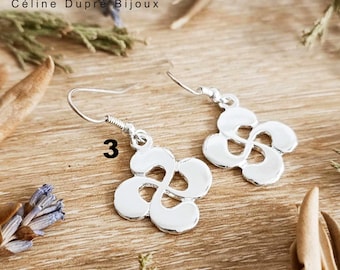 Lauburu / Basque cross earrings - different models and finishes to choose from