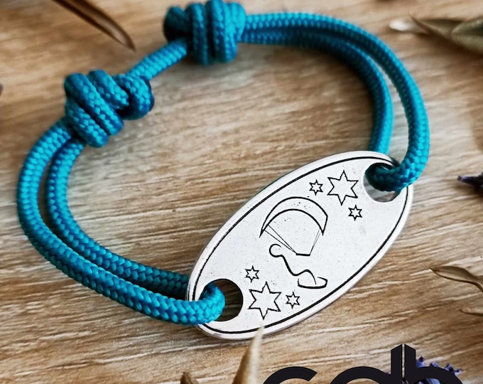 KITESURF bracelet with Paracord cord ø3mm - size and color of your choice