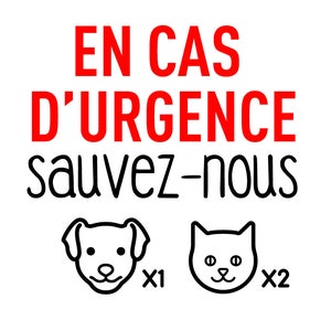 Animal emergency stickers