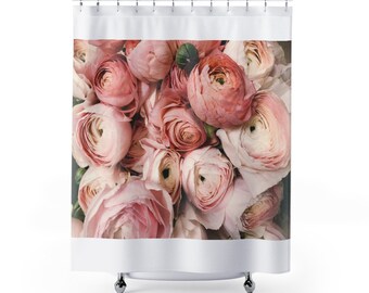 INTERESTPRINT Flower Rose Home Bath Decor Shutword Love Polyester Fabric Shower Curtain Bathroom Sets 72 X 72 Inches INTERESTPRINT Flower Rose Home Bath Decor Shutword Love Polyester Fabric Shower Curtain Bathroom Sets 72 X 72 Inches