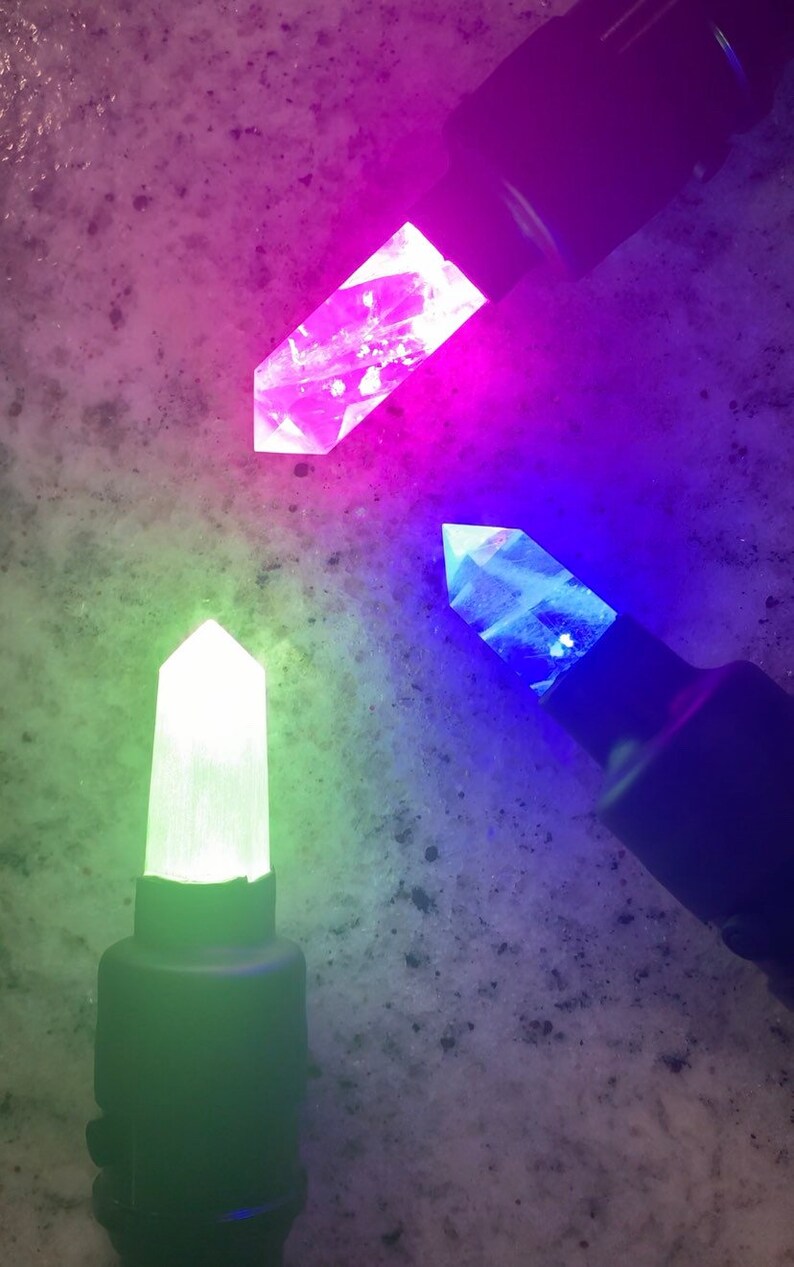 3x Portable Color Light Therapy Wand Flashlight Etsy