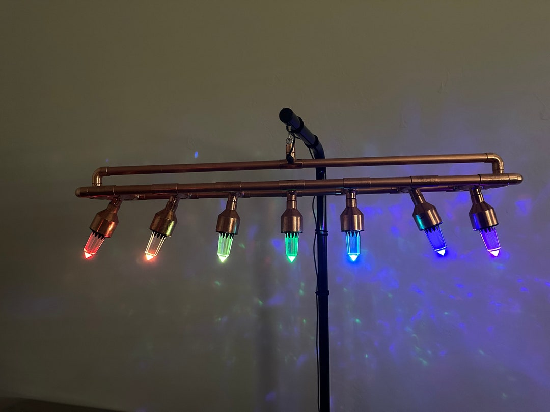 Vogel Clear Quartz Crystal Light Bed, Chakra Bed by Copper Therapy Lights. Etsy