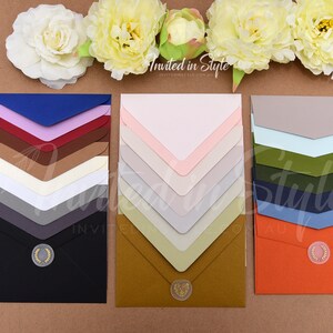 Blank envelopes C6/4x6" and 11B/RSVP/4 bar. Optional address printing. Choose your envelope colour. DIY Pk of 10 Wedding|Engagement
