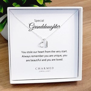 Granddaughter necklace etsy sales